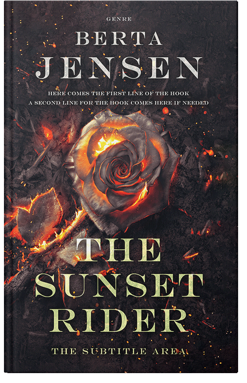 Front view of Premade Romance Book Cover - Thunder