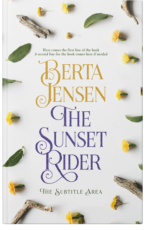 Front view of Premade Environment & Ecology Book Cover - Wild Sand