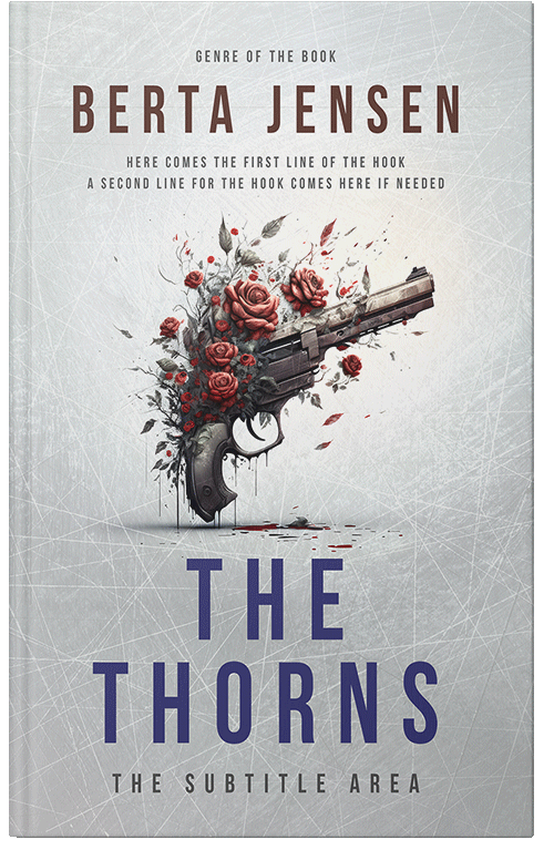 Front view of Premade Mystery & Thriller & Suspense Book Cover - Iron