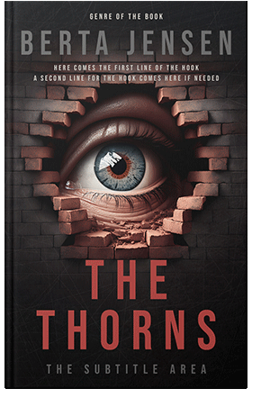 Pre Made Book Cover Cocoa Brown