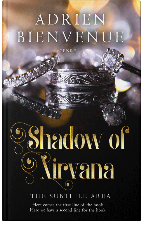 Front view of Premade Romance Book Cover - Cocoa Brown