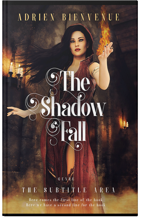 Front view of Premade Fantasy Book Cover - Whiskey