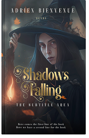 Premade Book Cover Shark