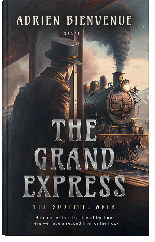 Front view of Premade Historical Book Cover - Coral Reef