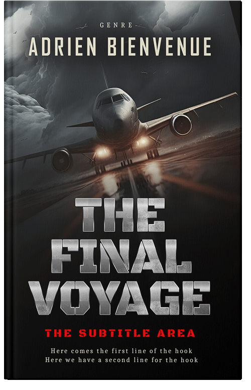 Front view of Premade Mystery & Thriller & Suspense Book Cover - Cod Gray