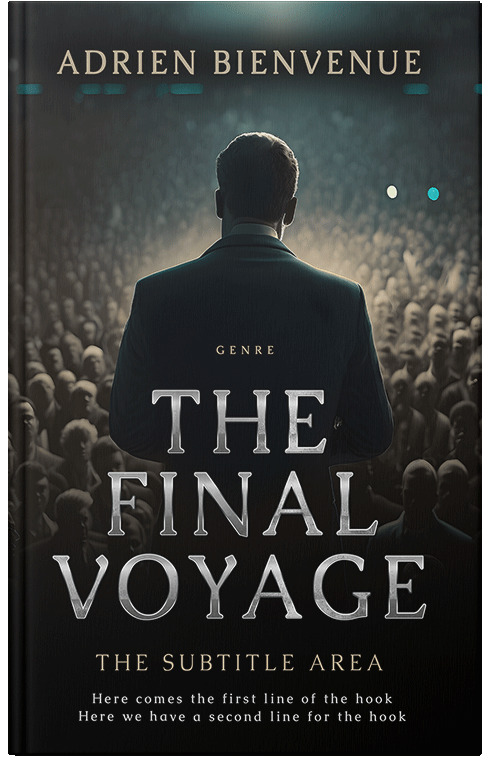 Front view of Premade Mystery & Thriller & Suspense Book Cover - Woodsmoke