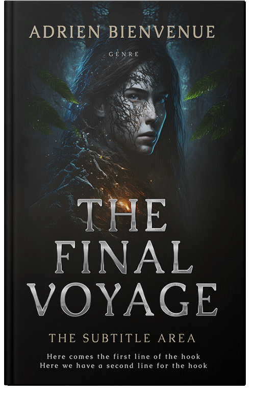 Front view of Premade Fantasy Book Cover - Woodsmoke