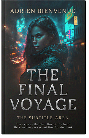 Premade Book Cover Outer Space