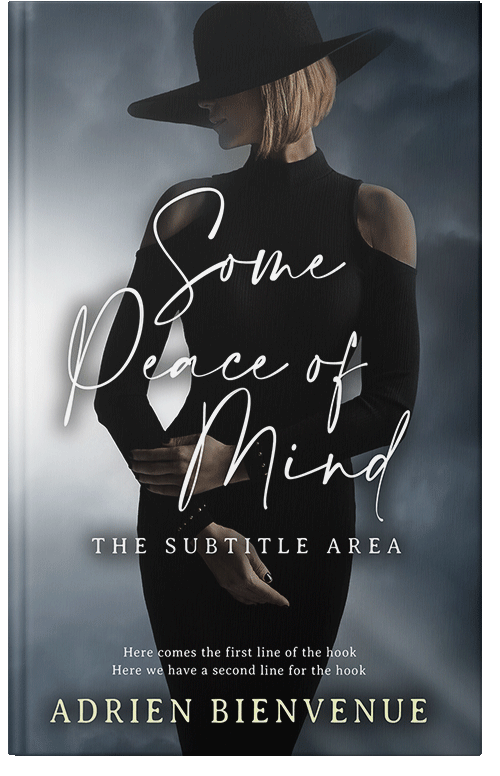 Front view of Premade Chick Lit Book Cover - Shark