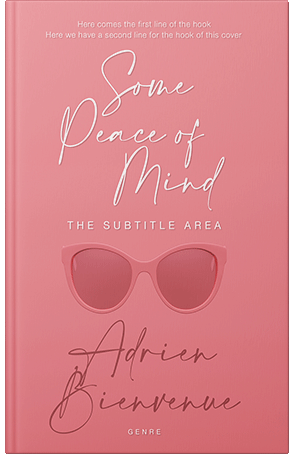 Premade Book Cover Sea Pink