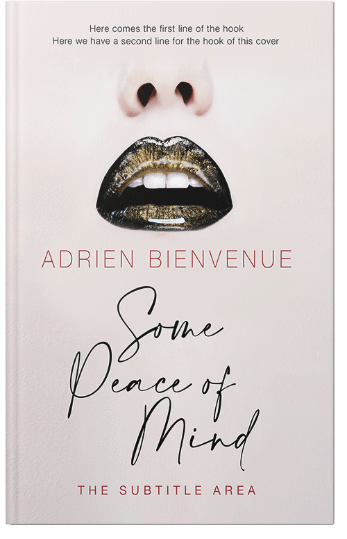 Front view of Premade Erotica Book Cover - Soft Peach