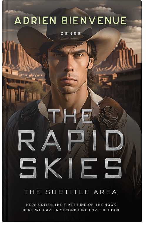 Front view of Premade Romance Book Cover - Night Rider