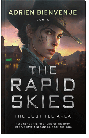 Premade Book Cover Rodeo Dust