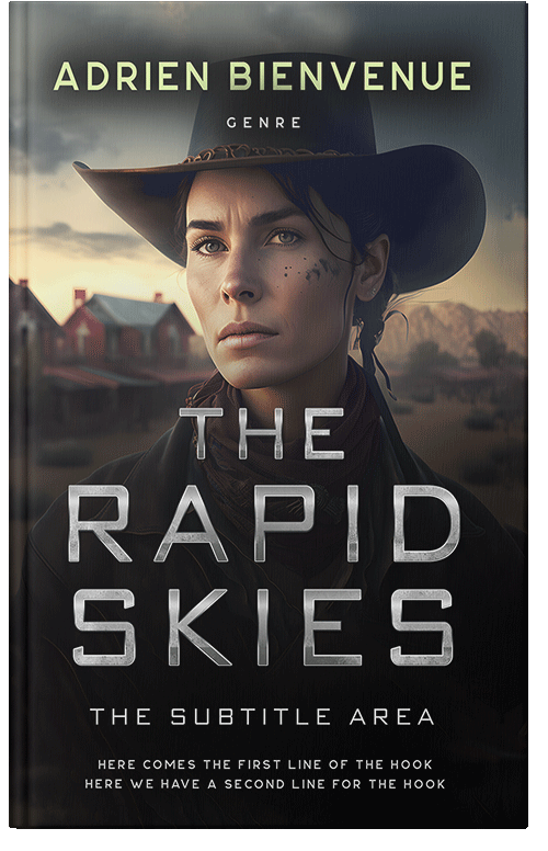 Front view of Premade Romance Book Cover - Coral Reef