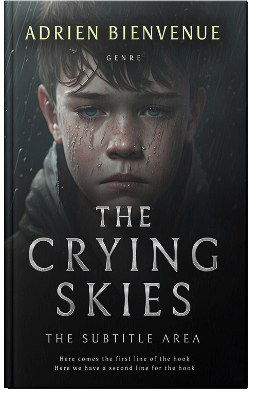 Front view of Premade Teen & Young Adult Book Cover - Woodsmoke