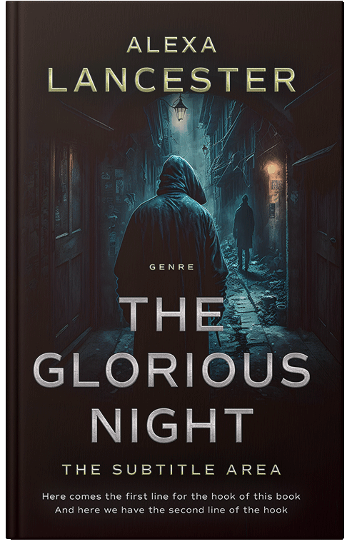 Front view of Premade Mystery & Thriller & Suspense Book Cover - Cocoa Brown