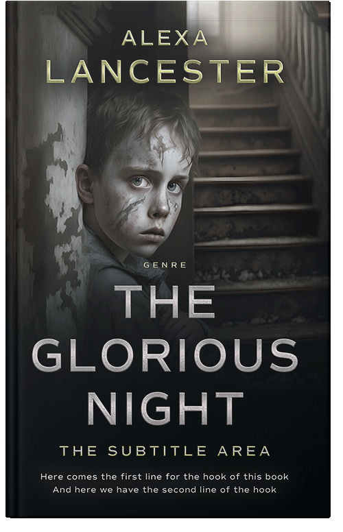 Front view of Premade Mystery & Thriller & Suspense Book Cover - Woodsmoke