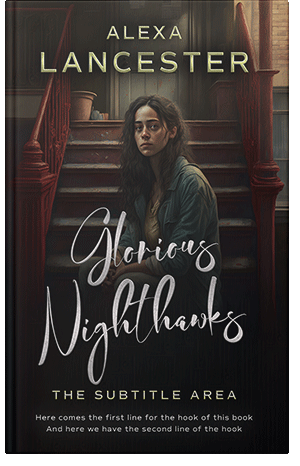 Premade Book Cover Cocoa Brown