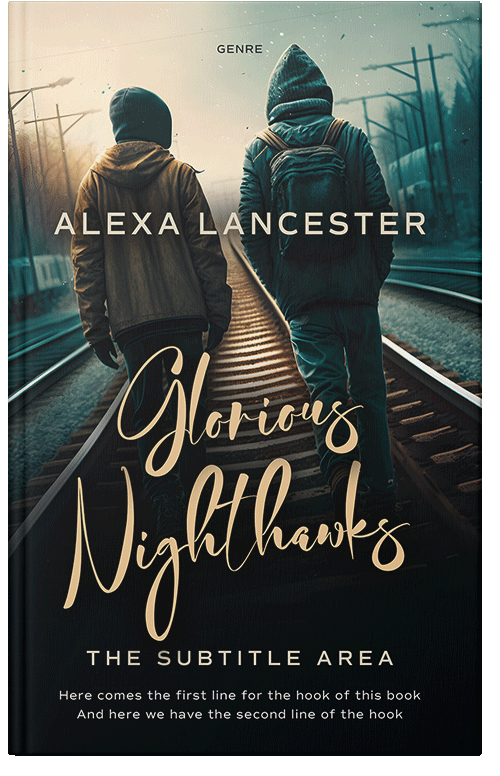 Front view of Premade Teen & Young Adult Book Cover - Akaroa