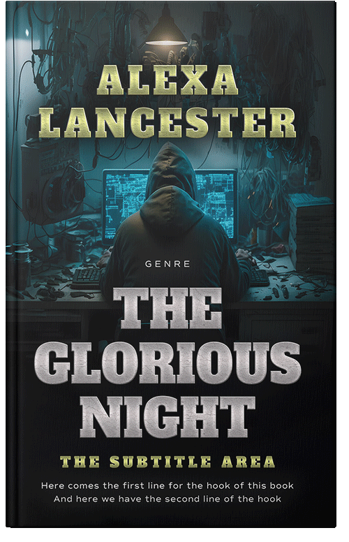 Front view of Premade Mystery & Thriller & Suspense Book Cover - Eagle