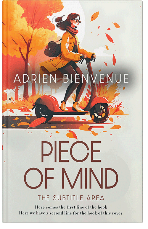 Front view of Premade Teen & Young Adult Book Cover - Cararra