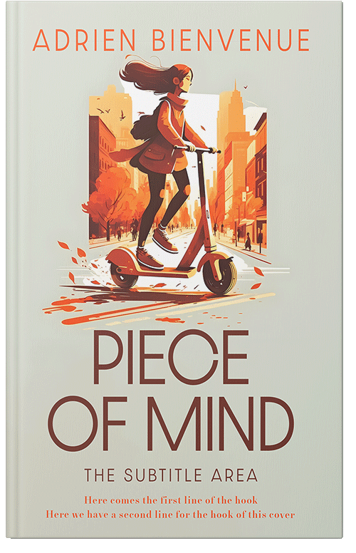 Front view of Premade Teen & Young Adult Book Cover - Moon Mist