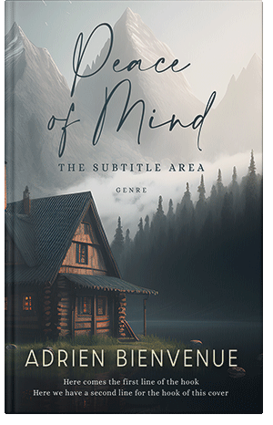 Premade Book Cover Outer Space