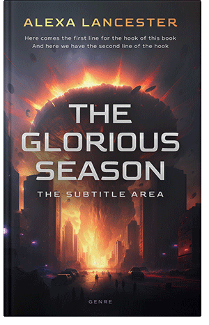 Premade Book Cover Burning Sand