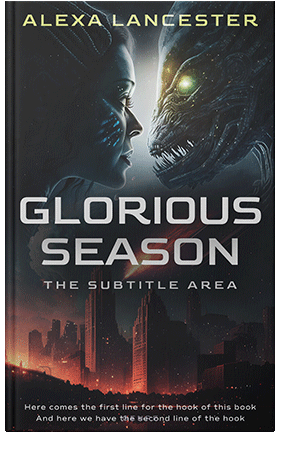 Pre Made Book Cover Shark