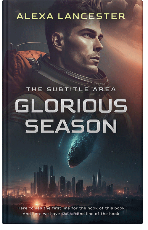 Front view of Premade Science Fiction Book Cover - Charade