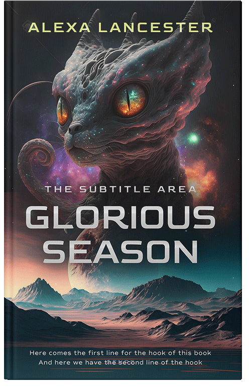 Front view of Premade Science Fiction Book Cover - Shark