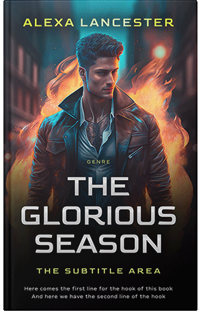 Premade Book Cover Tan