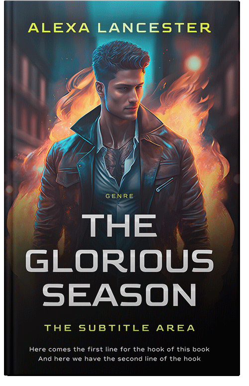 Front view of Premade Teen & Young Adult Book Cover - Tan