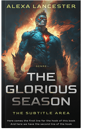 Pre Made Book Cover Tan