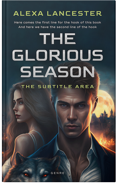 Front view of Premade Romance Book Cover - Ebony Clay