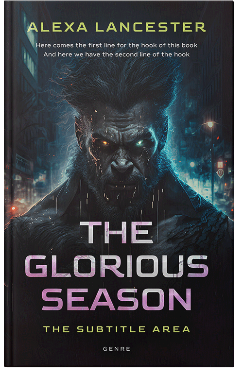 Front view of Premade Romance Book Cover - Woodsmoke