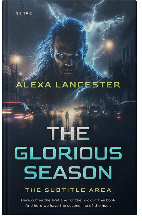 Front view of Premade Horror Book Cover - Big Stone