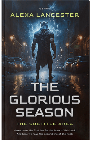 Premade Book Cover Shark