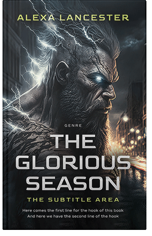 Premade Book Cover Shark