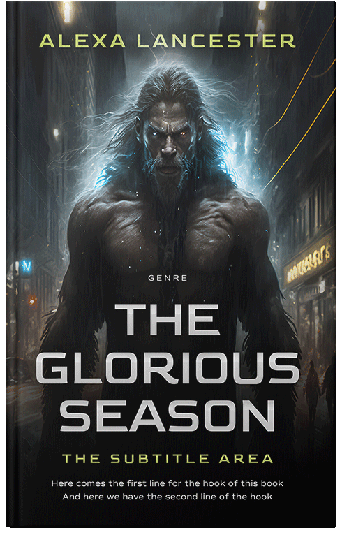 Front view of Premade Horror Book Cover - Woodsmoke