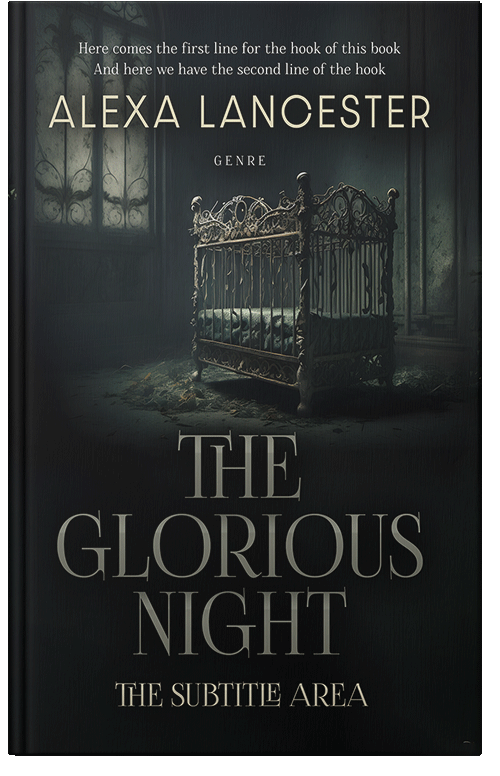 Front view of Premade Mystery & Thriller & Suspense Book Cover - Woodsmoke