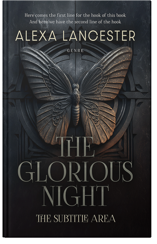 Front view of Premade Horror Book Cover - Woodsmoke