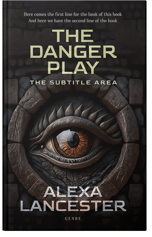 Front view of Premade Fantasy Book Cover - Cocoa Brown