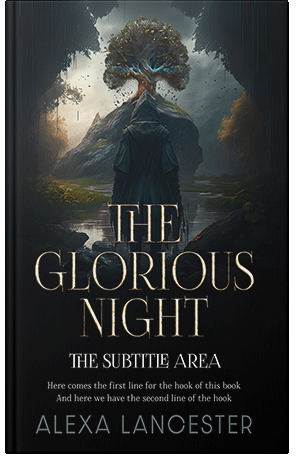 Premade Book Cover Black