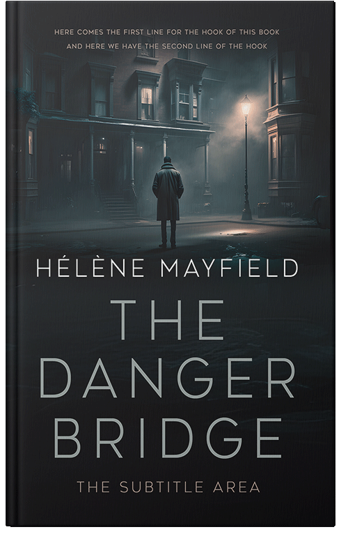 Front view of Premade Mystery & Thriller & Suspense Book Cover - Shark