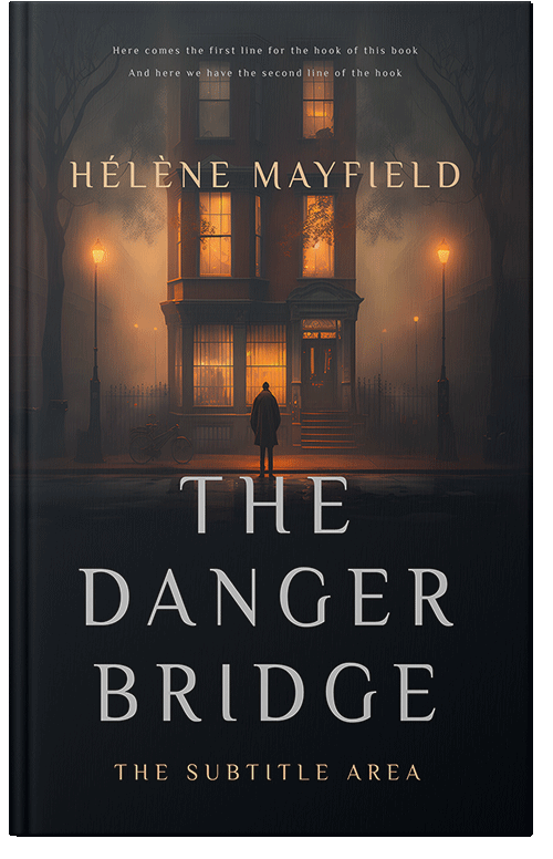 Front view of Premade Mystery & Thriller & Suspense Book Cover - Shark