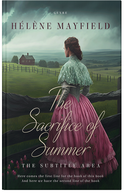 Front view of Premade Romance Book Cover - Heavy Metal