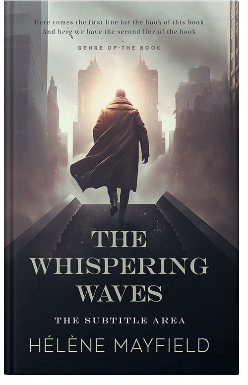 Front view of Premade Mystery & Thriller & Suspense Book Cover - Foggy Gray