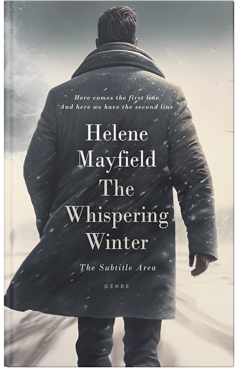 Front view of Premade Mystery & Thriller & Suspense Book Cover - Satin Linen