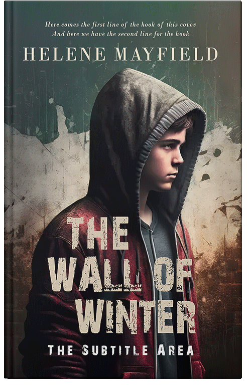 Front view of Premade Teen & Young Adult Book Cover - Shark